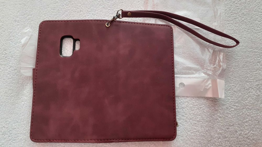Etui Samsung S9 czerwone wino