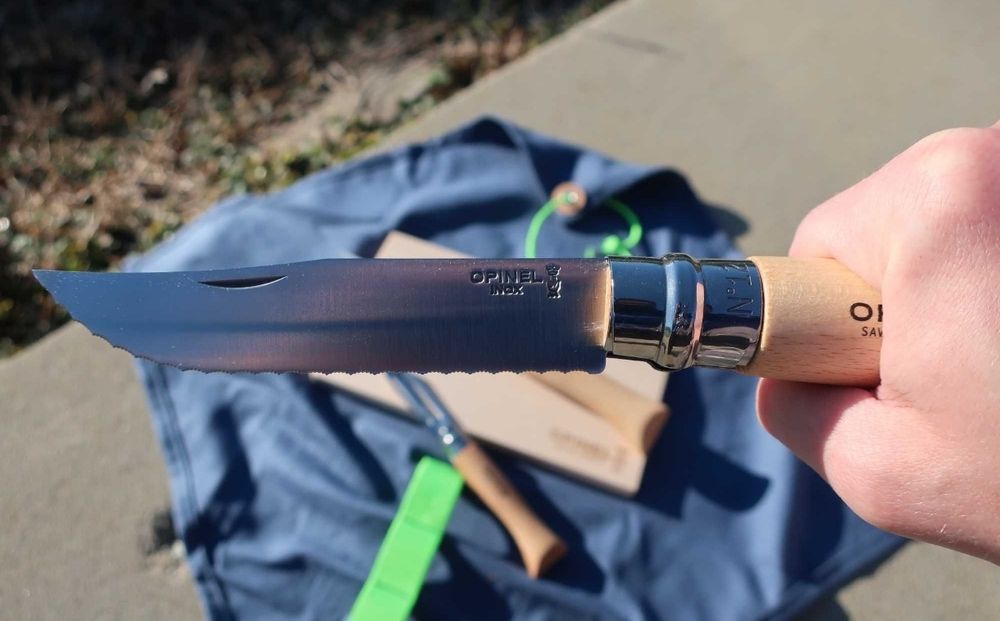 Opinel Inox 12 ніж Франція нож зубчатий хліб овочі фрукти складний