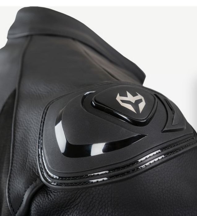 Casaco ARMURE Hamo Leather AAA Black / Red