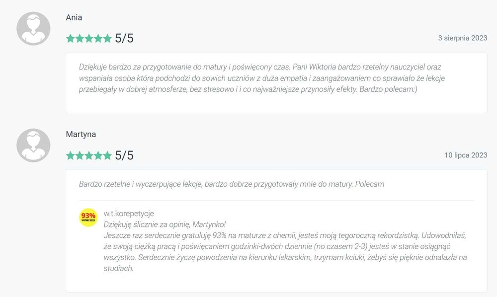 Korepetycje chemia rozszerzona, przygotowanie do poprawek, chemia IB