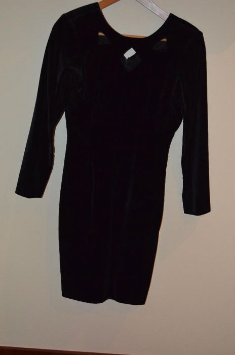 Vestido Preto de veludo