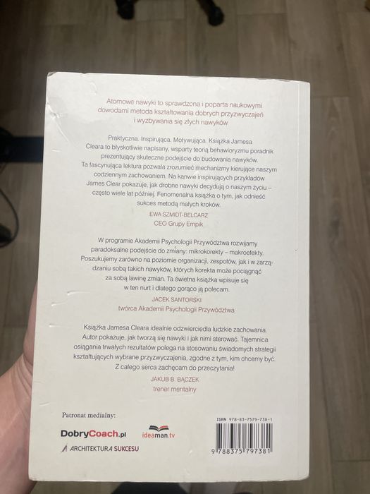 Atomowe Nawyki książka James Clear