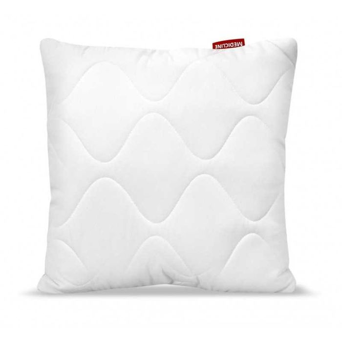 Poduszka 40x40 cm Antyalergiczna Pikowana Mikrofibra Silikon