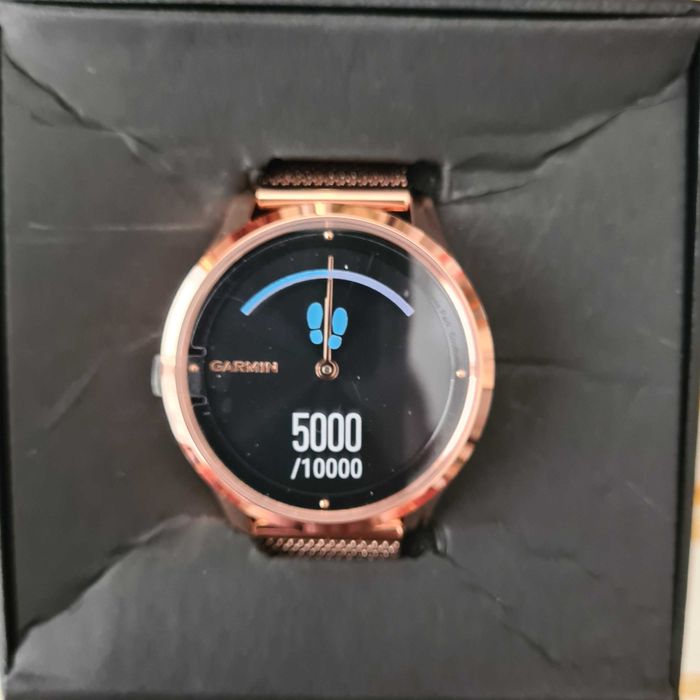 Nowy zegarek "GARMIN" vivomove Luxe Różowe zloto