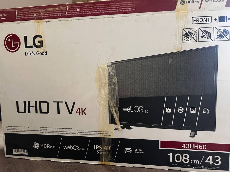 Телевізор LG 43UH603V — 43”, 4K Ultra HD Smart TV
