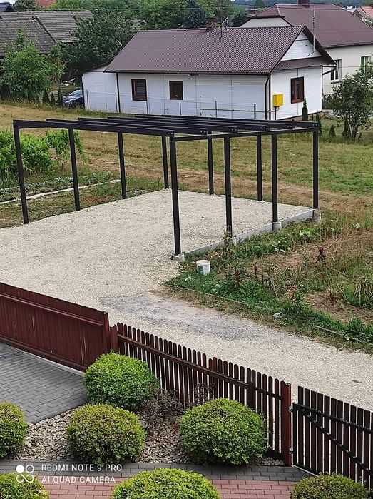 Wiata garażowa 6*6 na dwa samochody