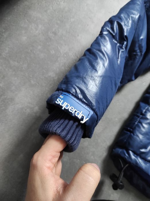 SuperDry kurtka damska puchowa kaczy puch 90% XS
