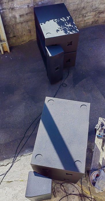 PA NORTESOUND-PRO .SUB GRAVE DUPLOS NS218, 6000 WATTS 3000 WATTS RMS