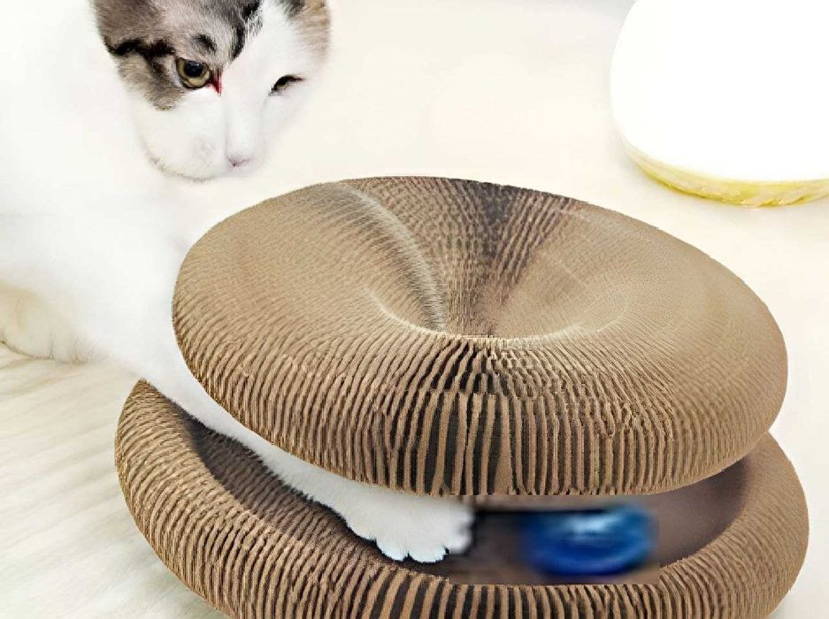 Дряпалка для котів іграшка картон