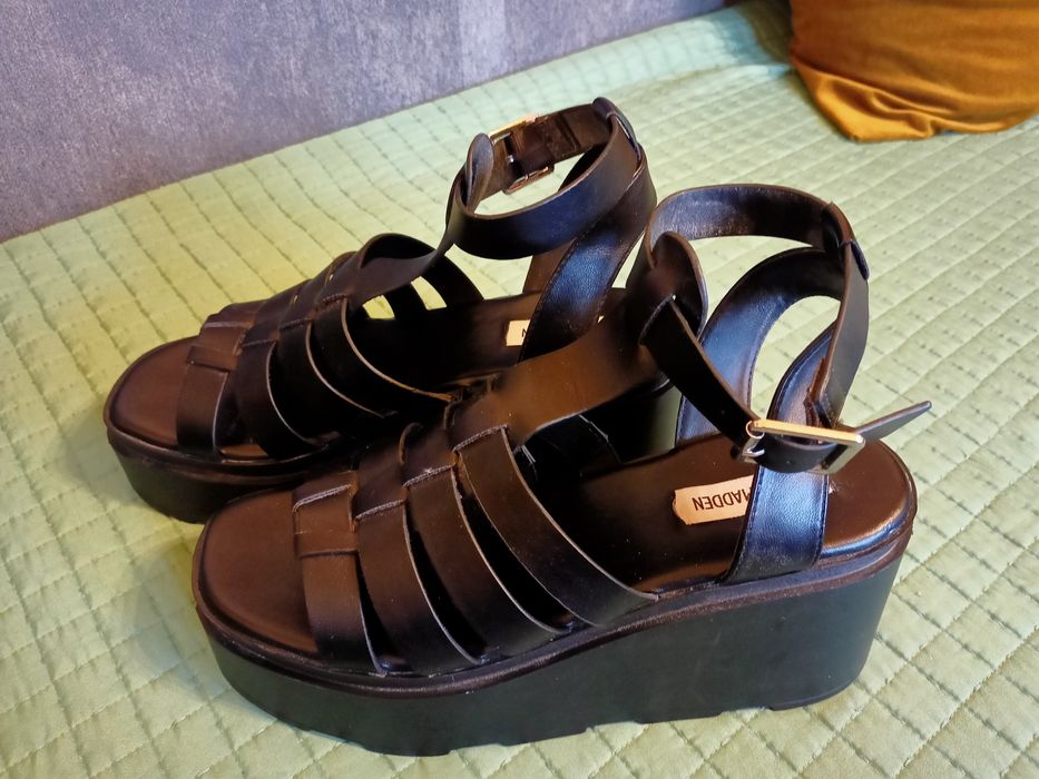 Buty koturny czarne 40 Steve Madden