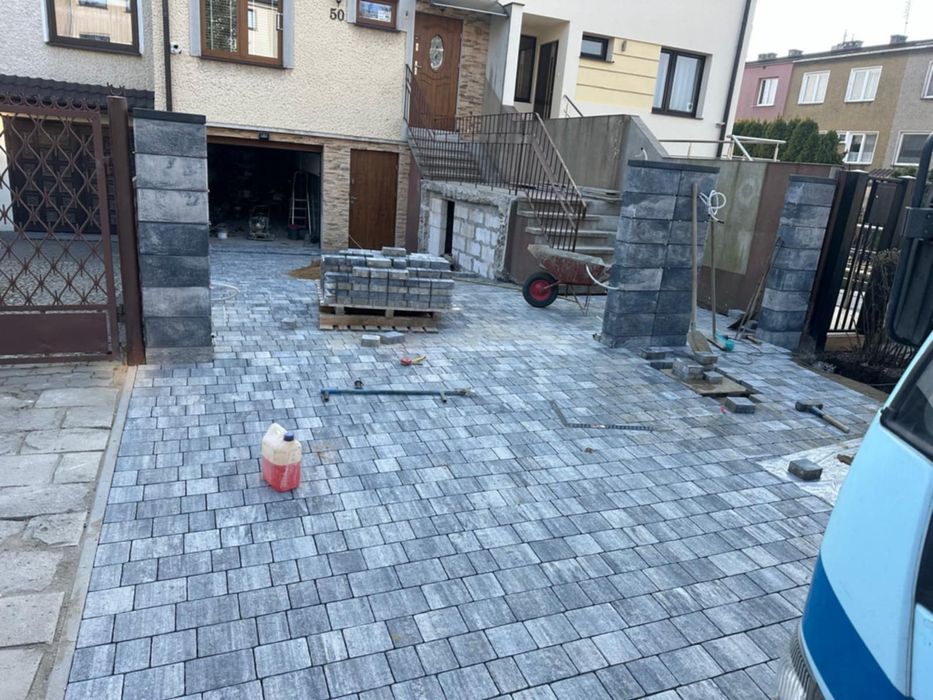 Układanie kostki brukowej Płoty ogrodzenia