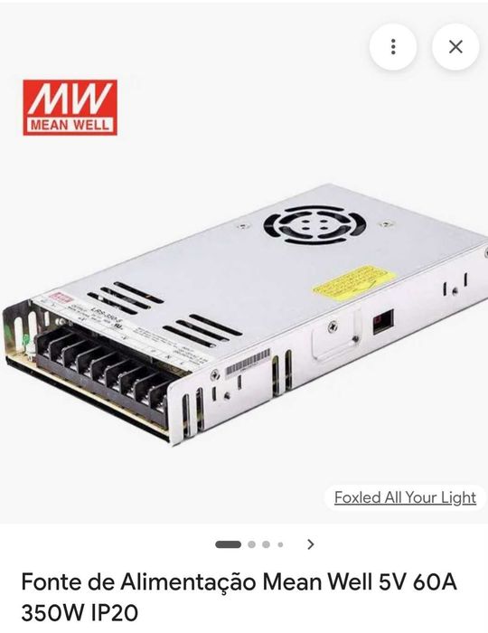 Fontes de alimentação 5v 60 amperes