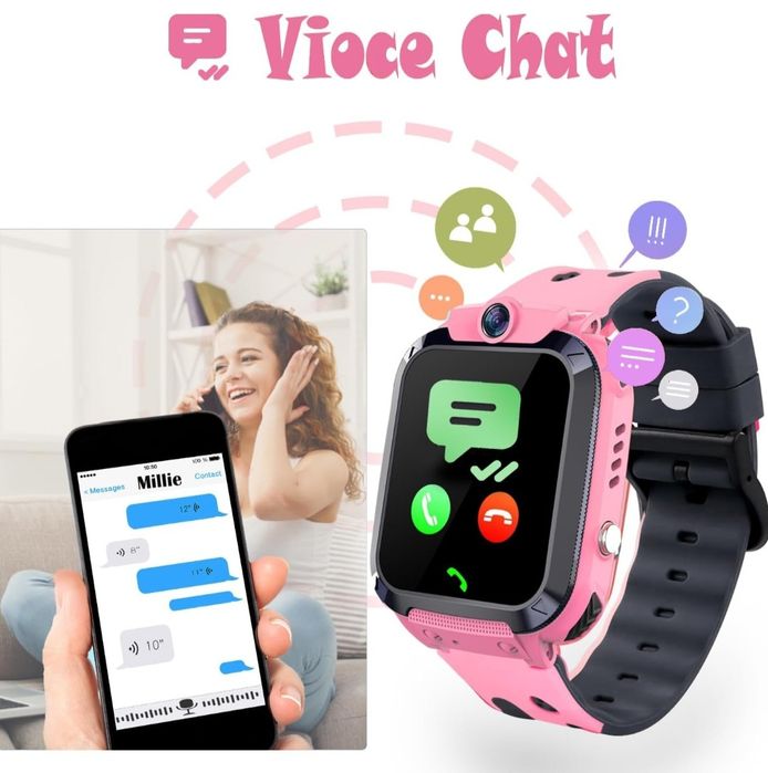 Ruopoem Smartwatch dzieciecy Wodoodporny GPS