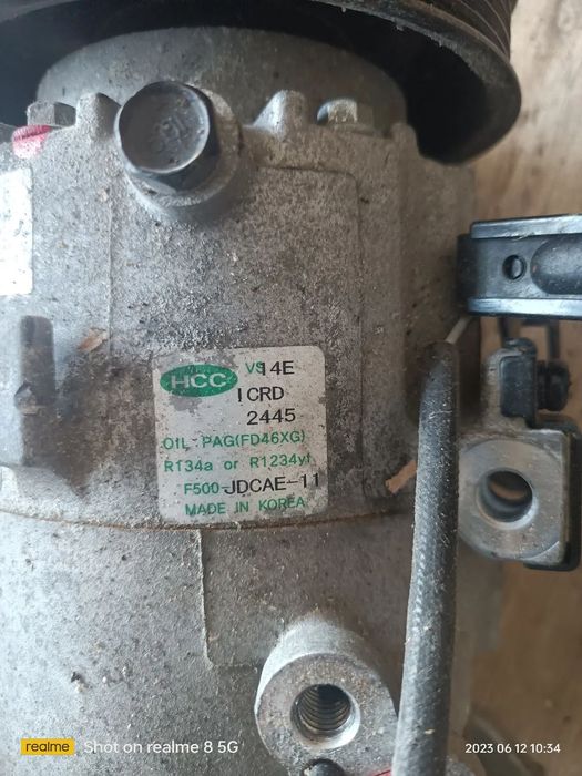 Sprężarka Kompresor Klimatyzacji Hyundai I30 Kia Ceed II 1,6 CRDIJDCCE-11 F500-JDCCE-11