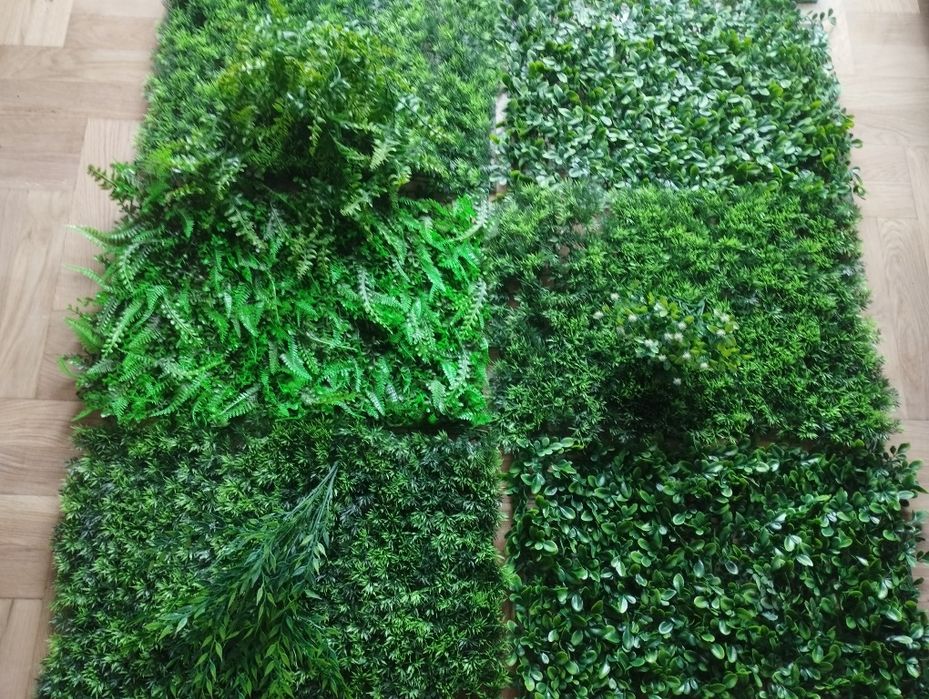 Sztuczny Żywopłot Zielona Ściana balkon