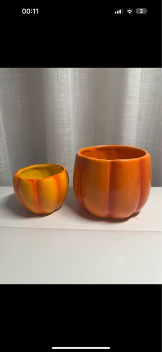 Porta velas abobora Haloween