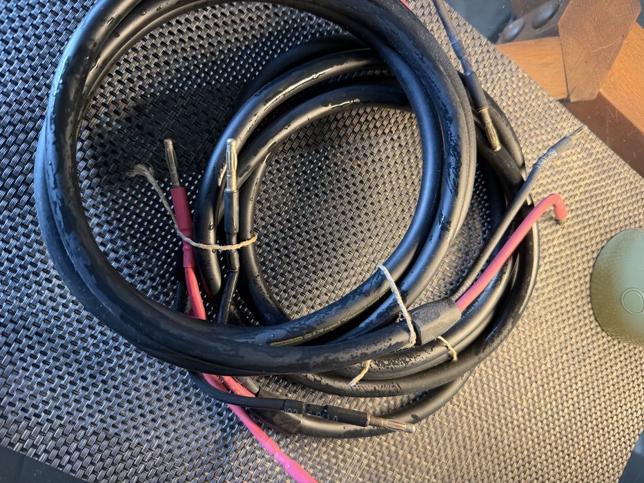 Cabo de colunas :  Nanotech Systems High Sound Quality Terminal Speaker Cable "Cayenne" T Pair