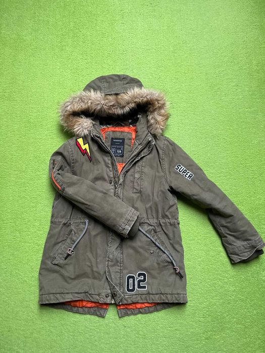 Kurtka Zimowa Chłopięca 128 cm