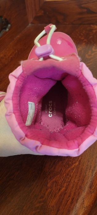 Crocs для дівчинки чобітки весна не промораючі