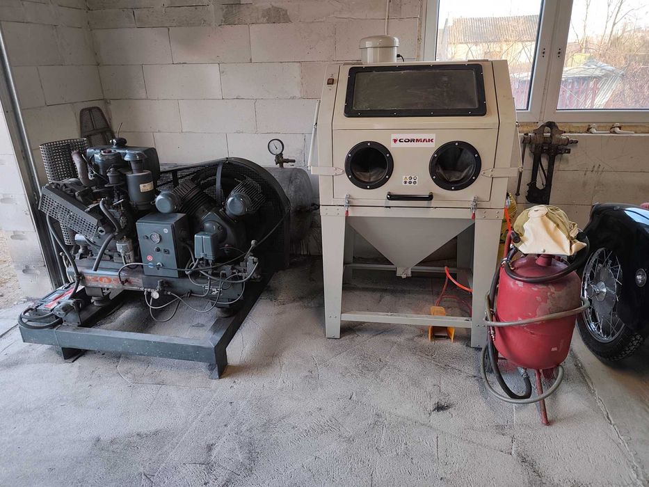 Kompresor spalinowy Boge piaskarka