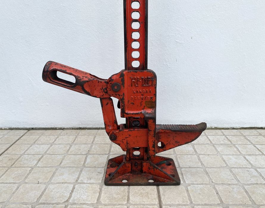 Macaco Hi-Lift jack Langaa Dinamarca 1950s