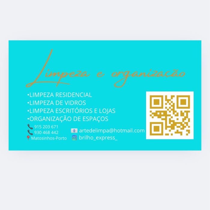 Limpezas e organização