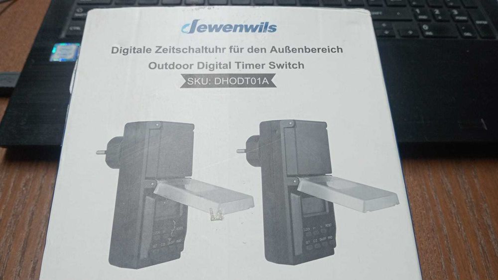 Pack 2 Unidades: Temporizador Digital Exterior Sevenwils (Novos)