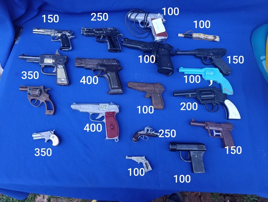 Детская игрушка пистолет автомат ружье СССР советская револьвер