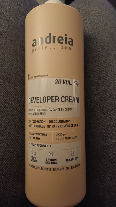 Developer Cream 20 Vol. Andreia Vegan