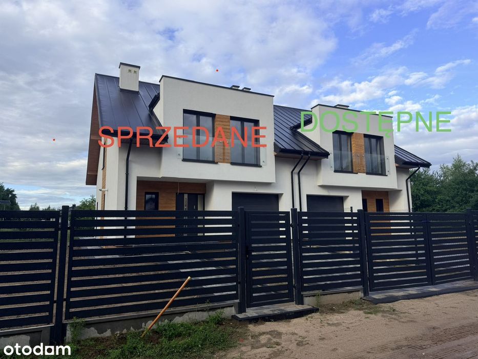 Nowoczesny Dom w zabudowie bliźniaczej pow. 161 m2