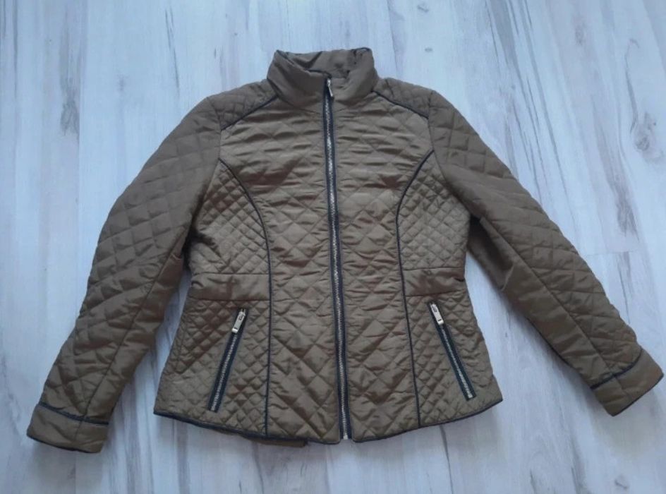 Jesienna kurtka khaki h&m