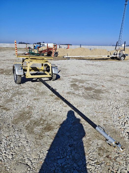 Przyczepa dłużycowa dłużyca EIGENBAU DMC 680 kg stali drutu słupów A/2