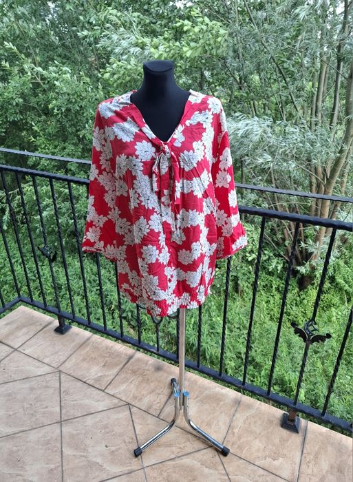 Koszula damska w kolorze malinowym marka Anya Madsen 7XL 54