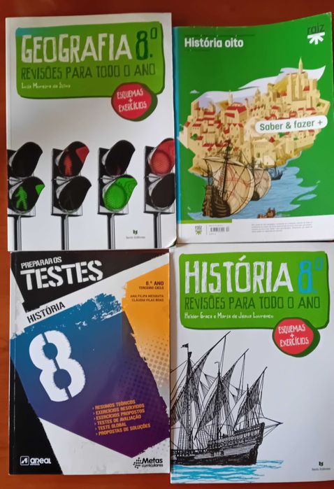 Livros de apoio 3° ciclo (7°, 8° e 9° anos)