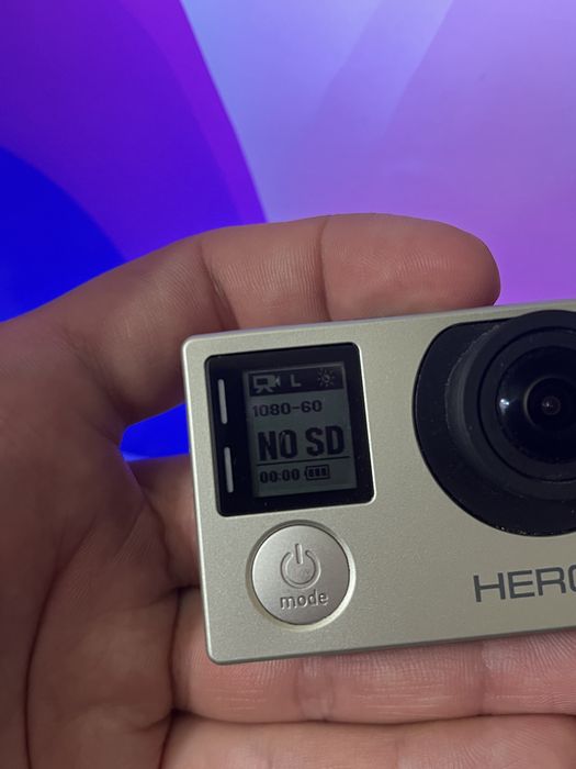 Экшен камера GoPro HERO4 Silver + sd карта на 32 гб