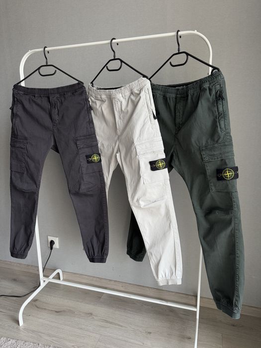 Карго штаны Stone Island Garment Dyed