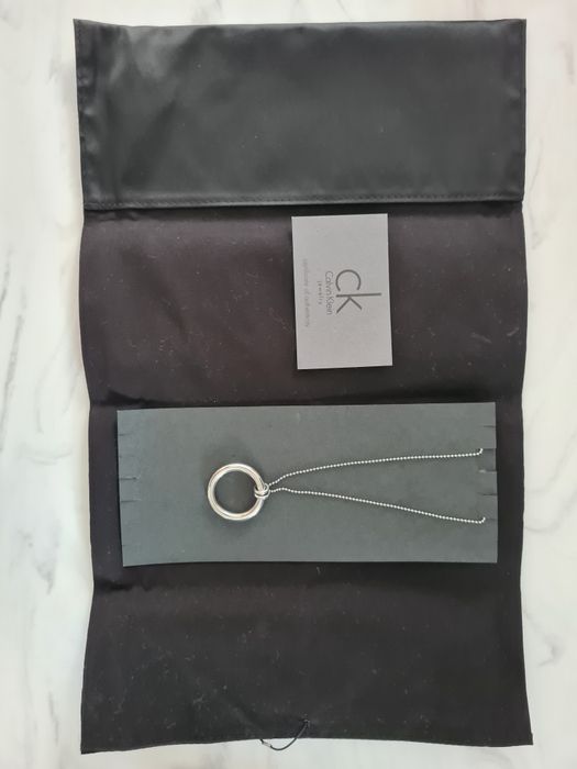 Fio novo PRATA com pendente Calvin Klein