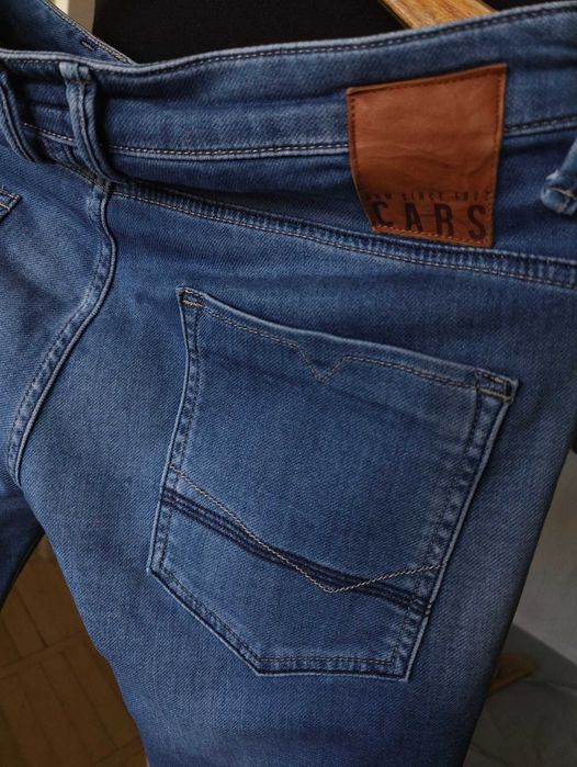 Джинсы Cars Jeans Germany w32 stretch slim mid blue.