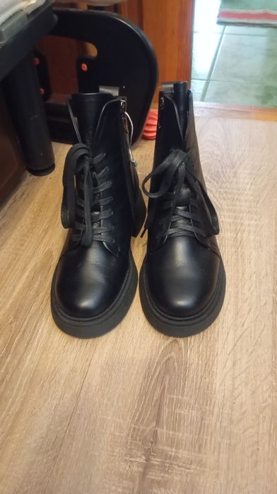 Зимові шкіряні черевики