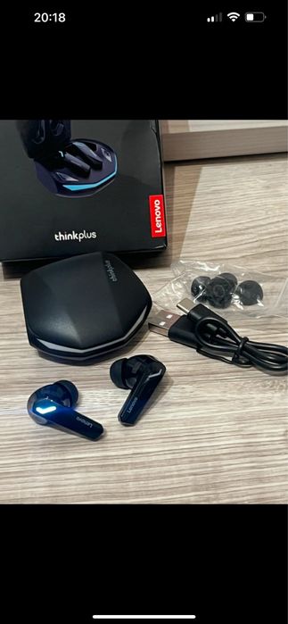 Słuchawki Lenovo GM2 Bluetooth – Nowe, kompletne, z pudełkiem