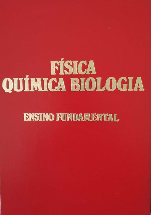 5 livros de Física, Química, Biologia - Ensino Fundamental 1968/1972