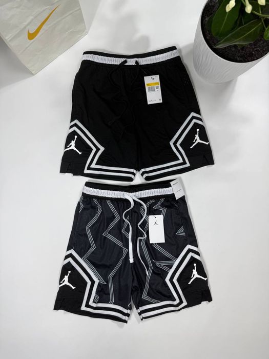Шорти Jordan Diamond чорні Чоловічі шорти Джордан Спрортивні Шорти Dri-Fit Jordan