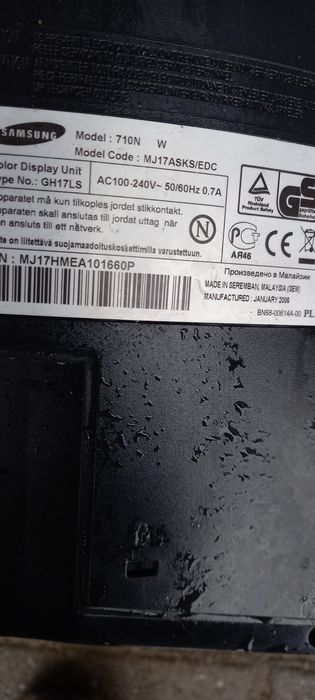 Monitor Samsung.
