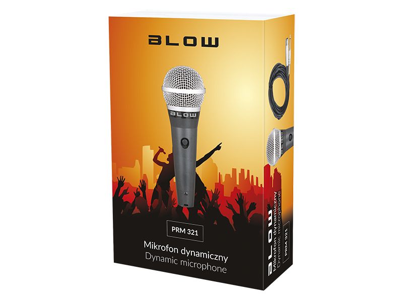 Mikrofon przewodowy dynamiczny PRM 321 BLOW