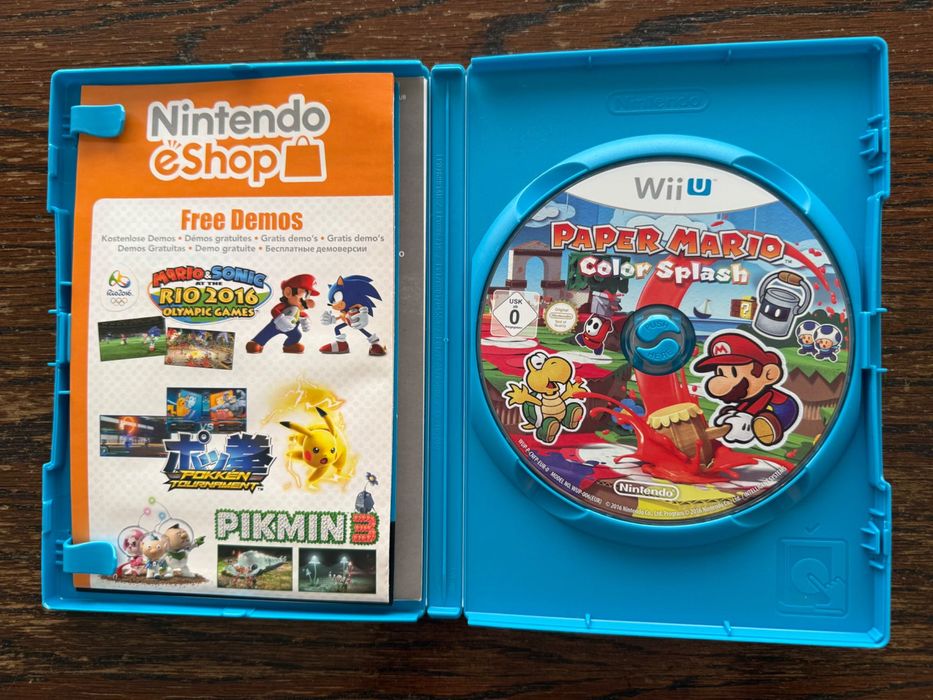Jogo Wii U - Paper Mario Color Splash