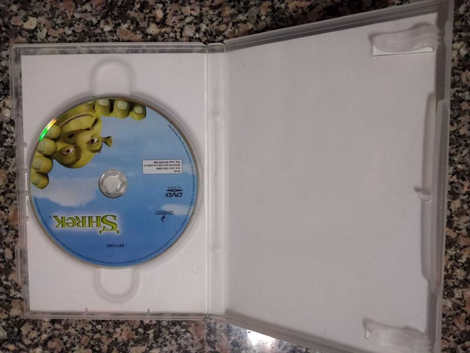 Filmes do Shrek em DVD + Gato das botas