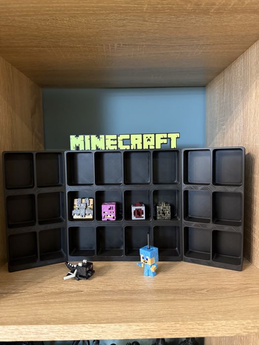 ‼️В НАЯВНОСТІ‼️ Поличка для фігурок майнкрафт, Підставка minecraft