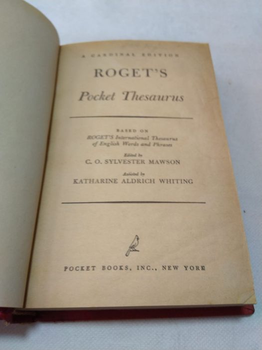 Roget's Pocket Thesaurus