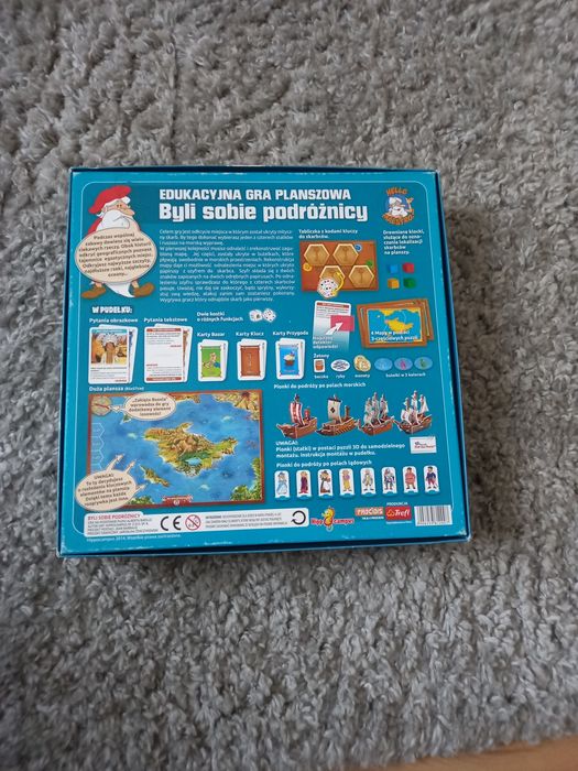Edukacyjna gra planszowa- byli sobie podróżnicy