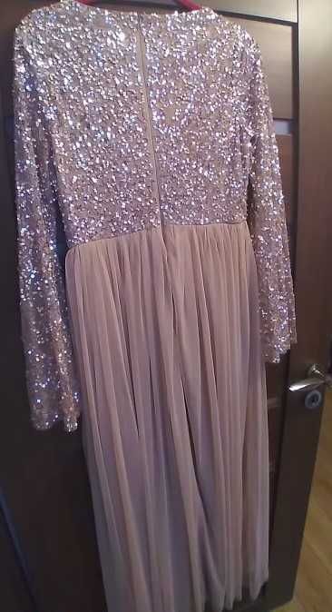 Sukienka Maja Delux taupe